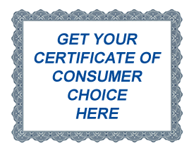 Get Your Certificate of Consumer Choice Here